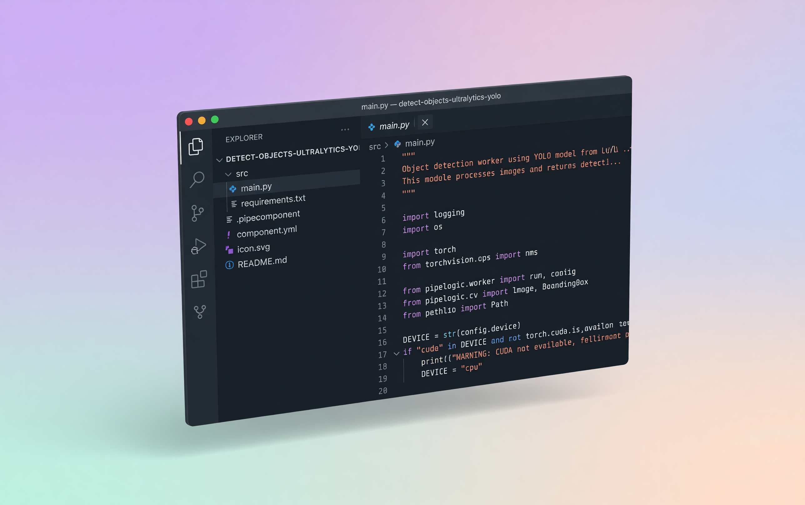 Set up the project structure and write code in Python or C++
